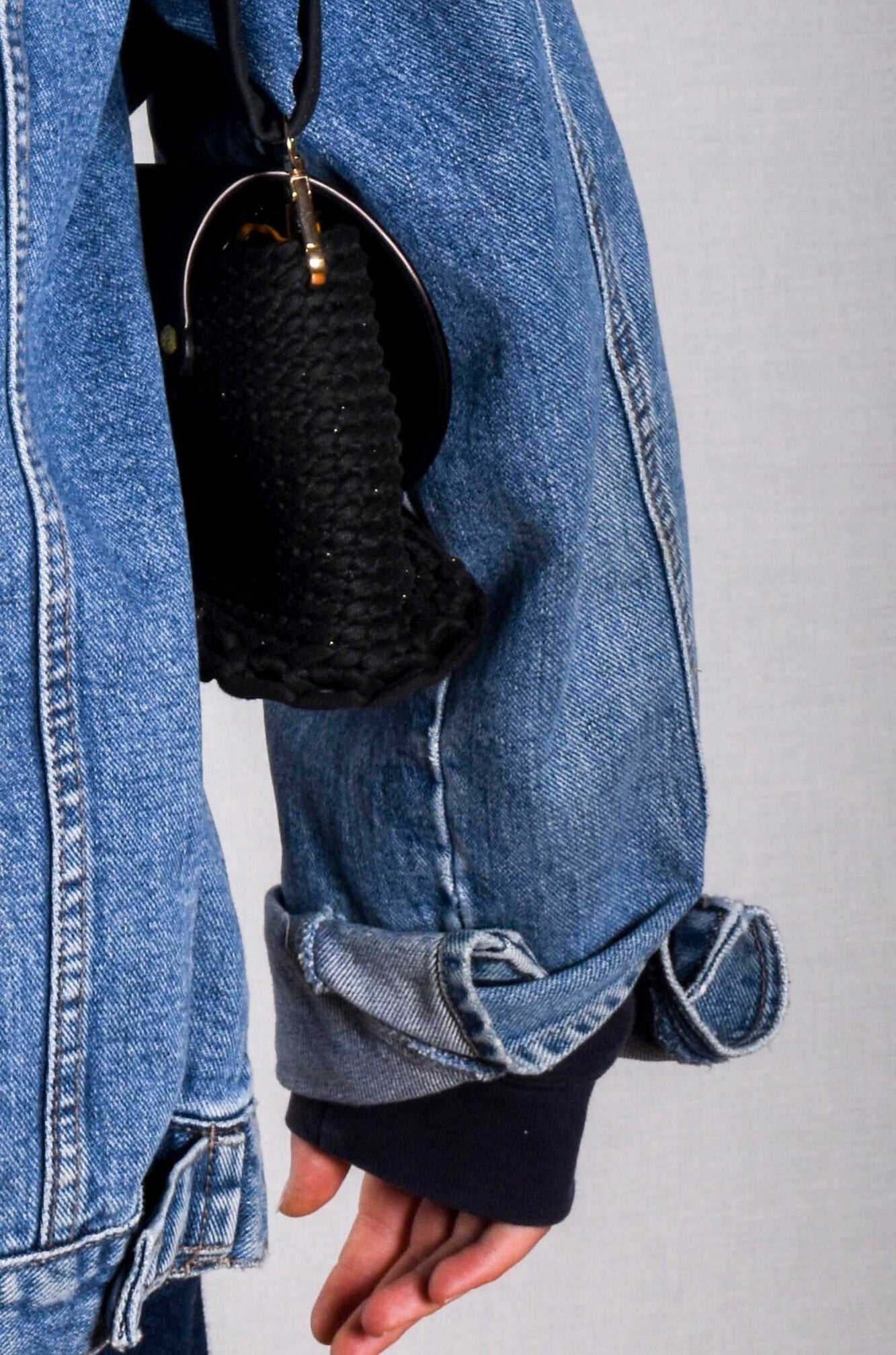 Midnight Black clutch